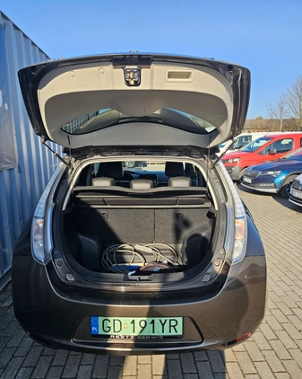 Nissan Leaf cena 49077 przebieg: 115799, rok produkcji 2016 z Margonin małe 497